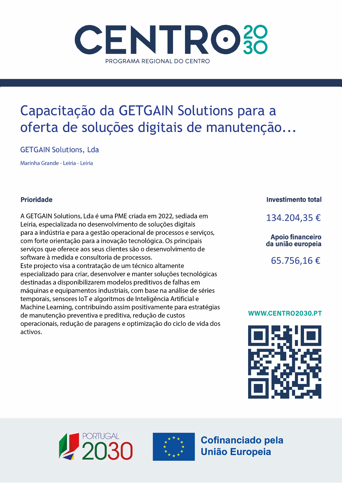 GETGAIN Solutions A3 Poster